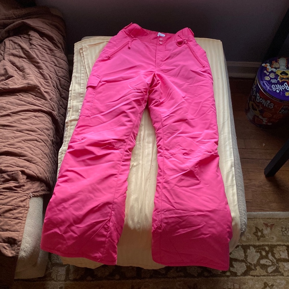 Kids Pink Snow Pants